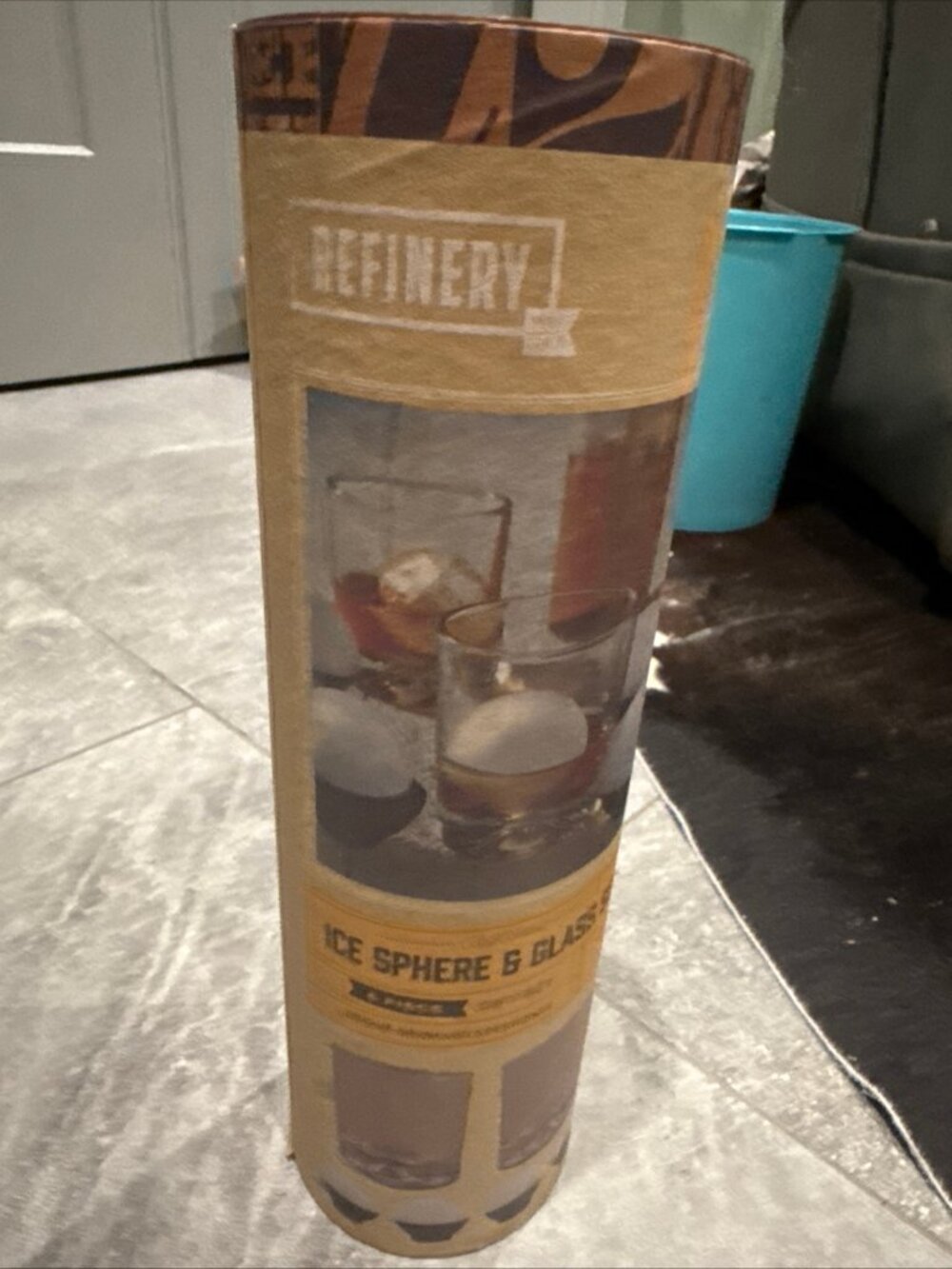 Refinery and Co. Ice Spheres & Whiskey Glass Set